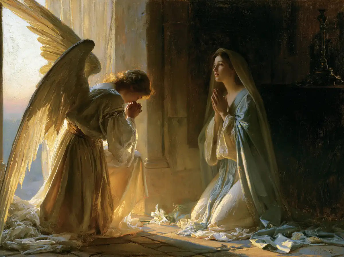 The Annunciation - Peace of the Annunciation - Christian artwork collection