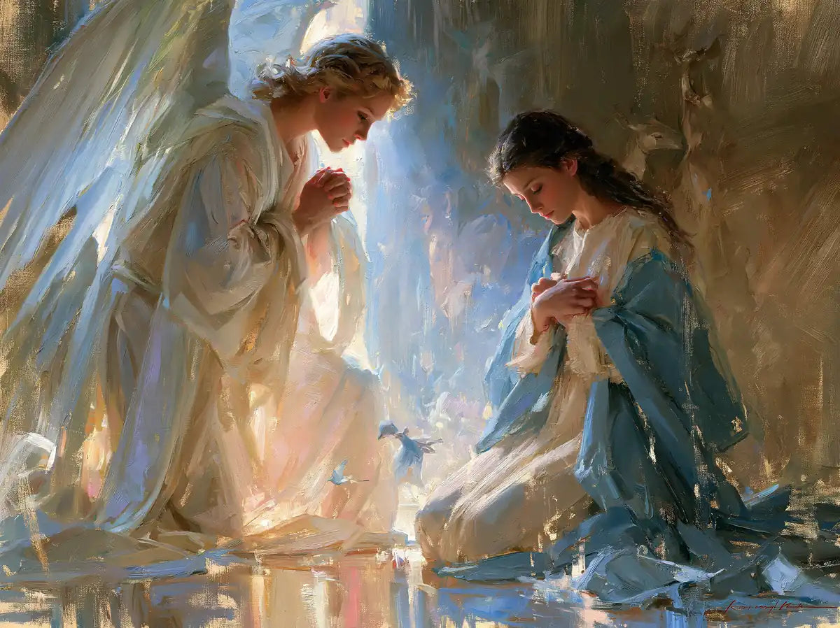 The Annunciation - Impressionist - Christian artwork collection