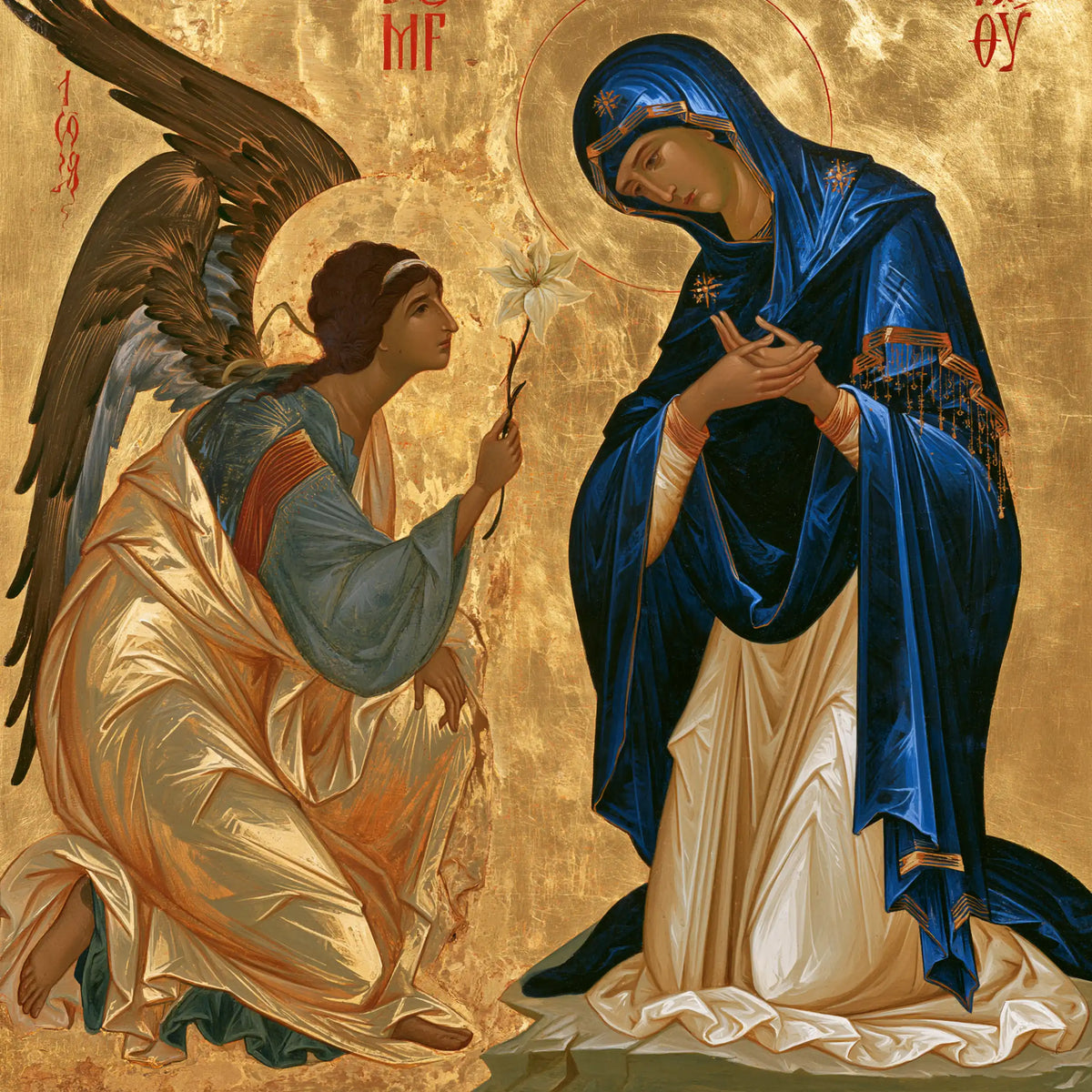 The Annunciation - Contemporary Byzantine · Square n° 6