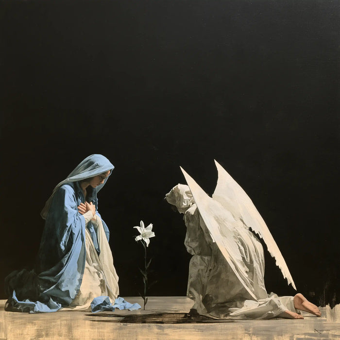 The Annunciation — The Flower at the Centre of White Forms