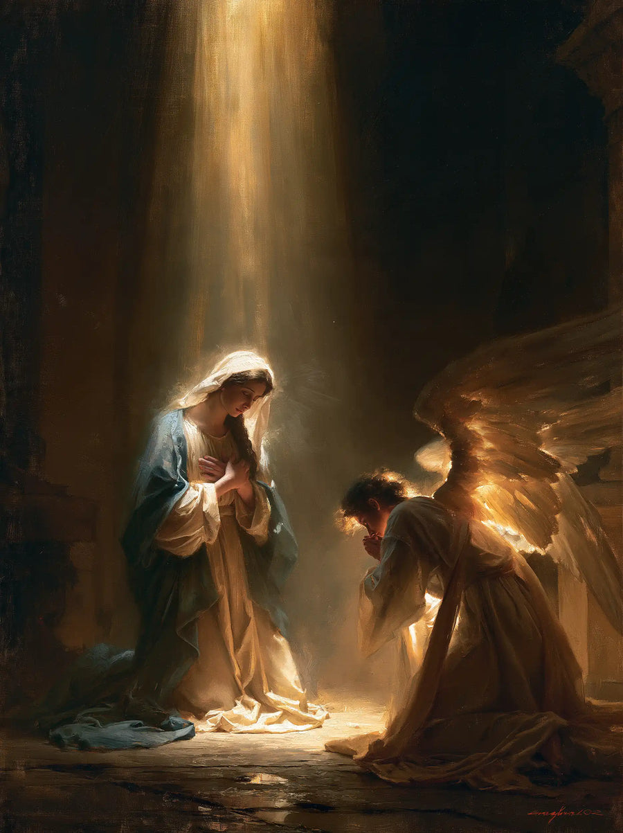 The Annunciation - Divine Light Descending upon Mary · Portrait n° 15