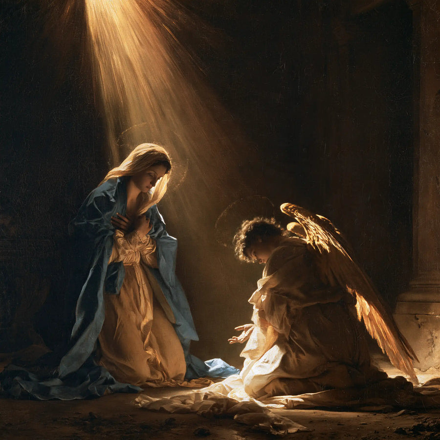 The Annunciation - Divine Light Descending upon Mary · Square n° 2
