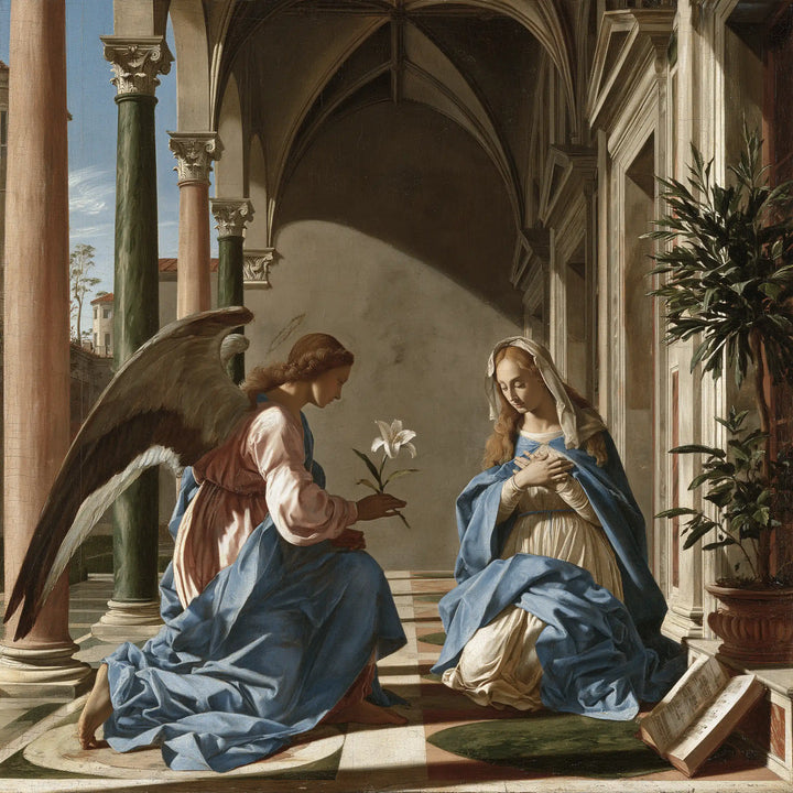 The Annunciation - Florentine Renaissance · Square n° 1