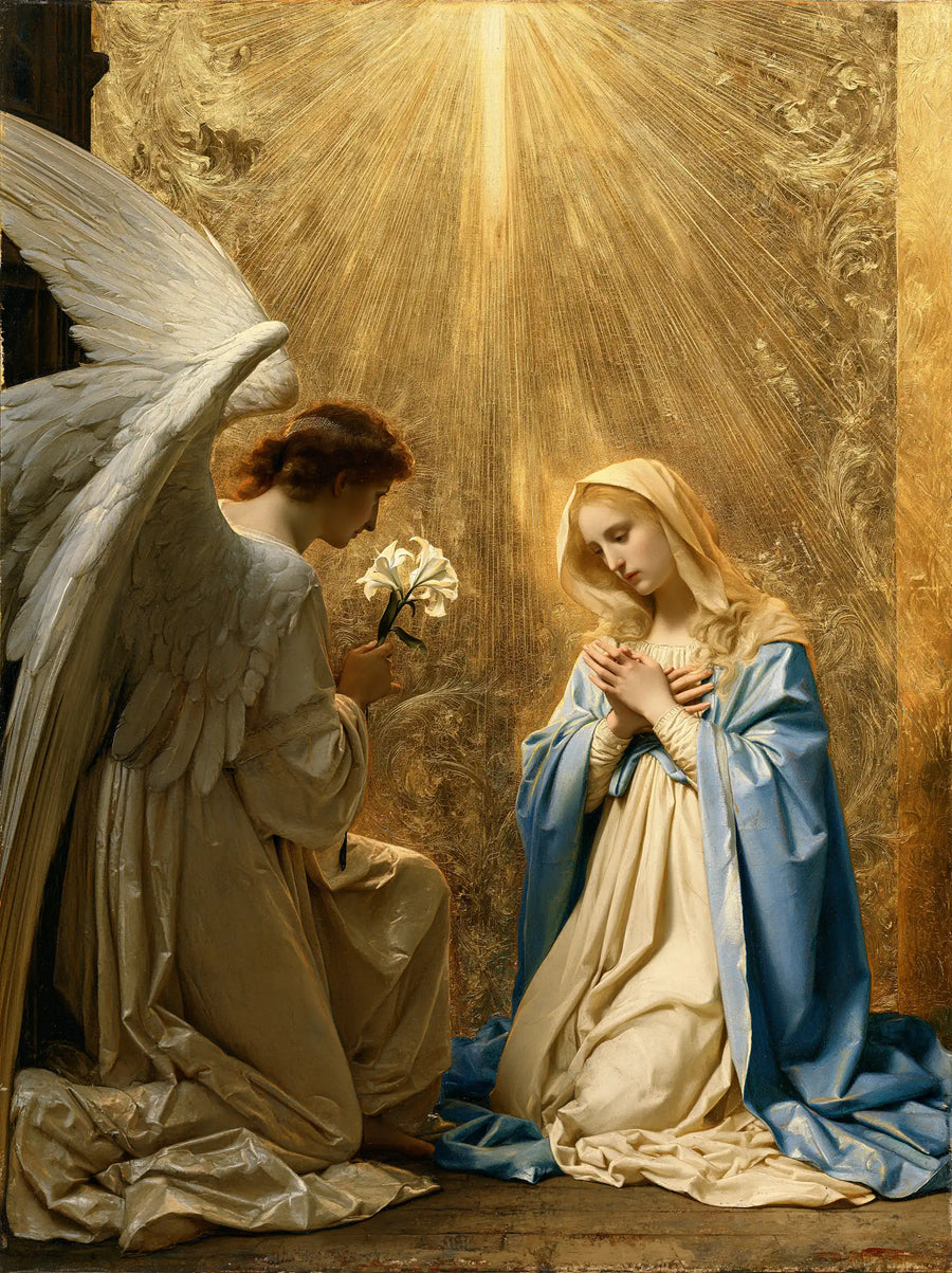 The Annunciation - Sacred Gold · Portrait n° 10