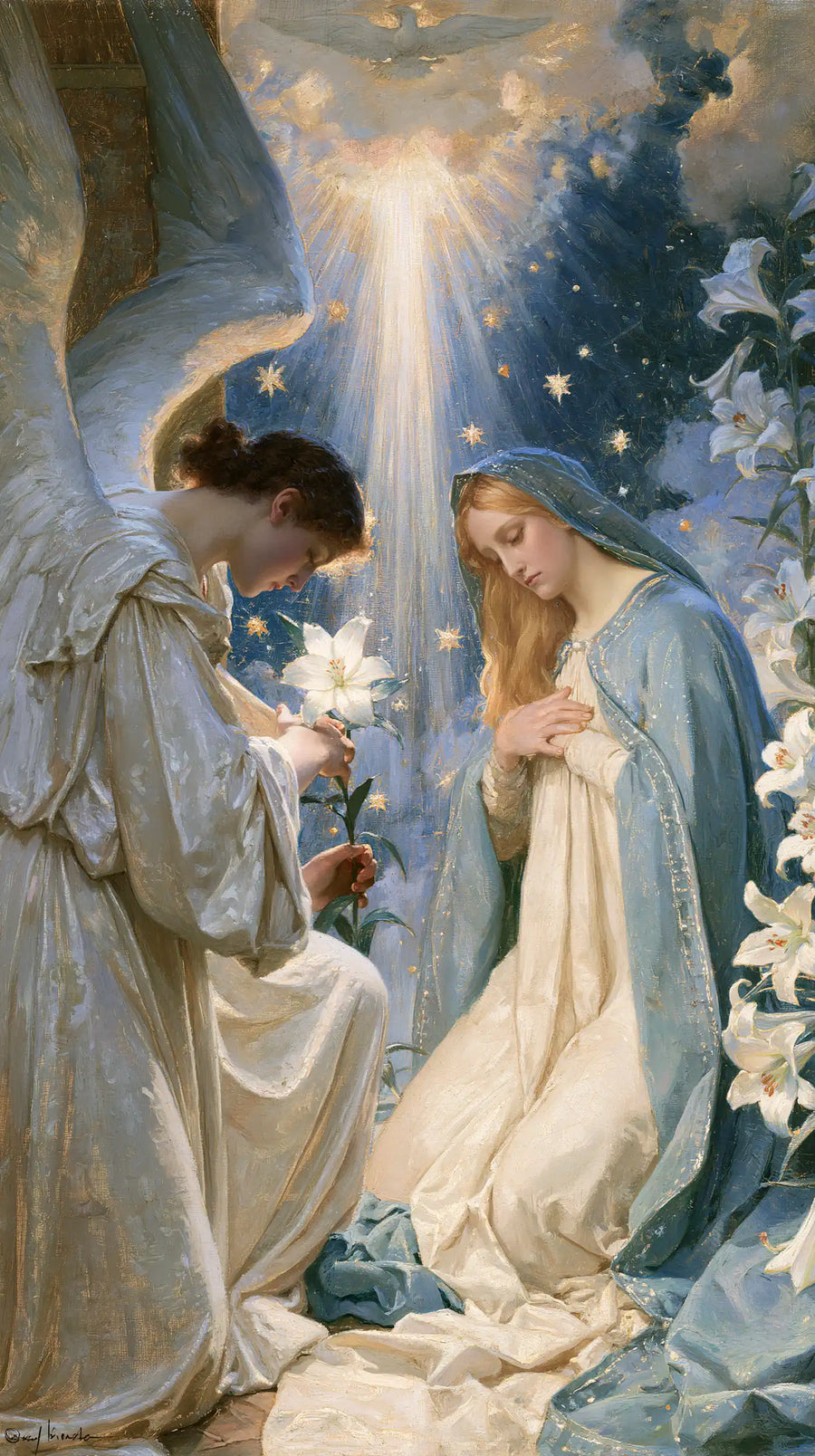 The Annunciation - Symbolist · Portrait n° 8