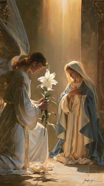 The Annunciation - The White Lily as Symbol · Portrait n° 8