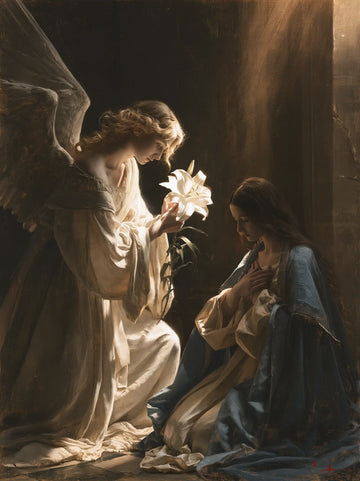 The Annunciation - The White Lily as Symbol · Portrait n° 14