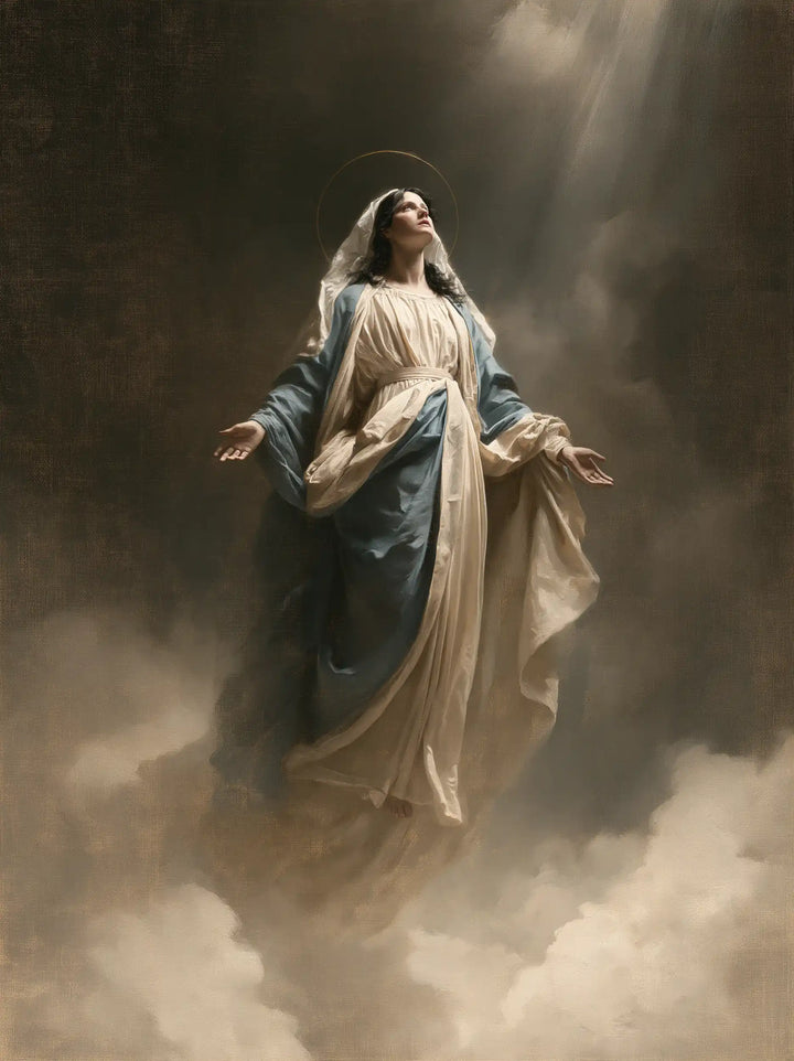 The Assumption of Mary — The Gaze Toward the Faint Light