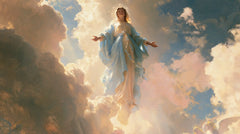 The Assumption of Mary — Welcome in Apricot Light