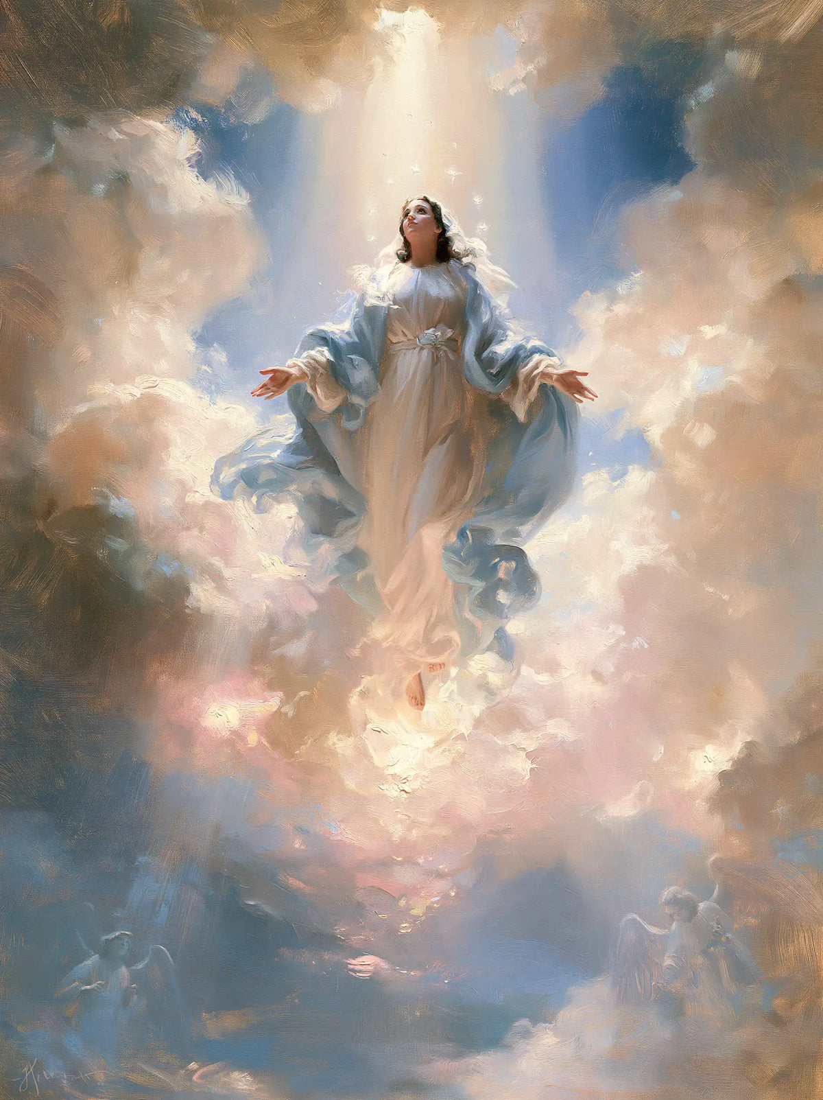 The Assumption of Mary — The Ivory Beam upon Rose Clouds