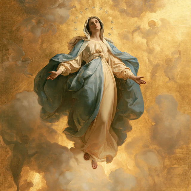 The Assumption of Mary — The Mantle Curved Like Clouds
