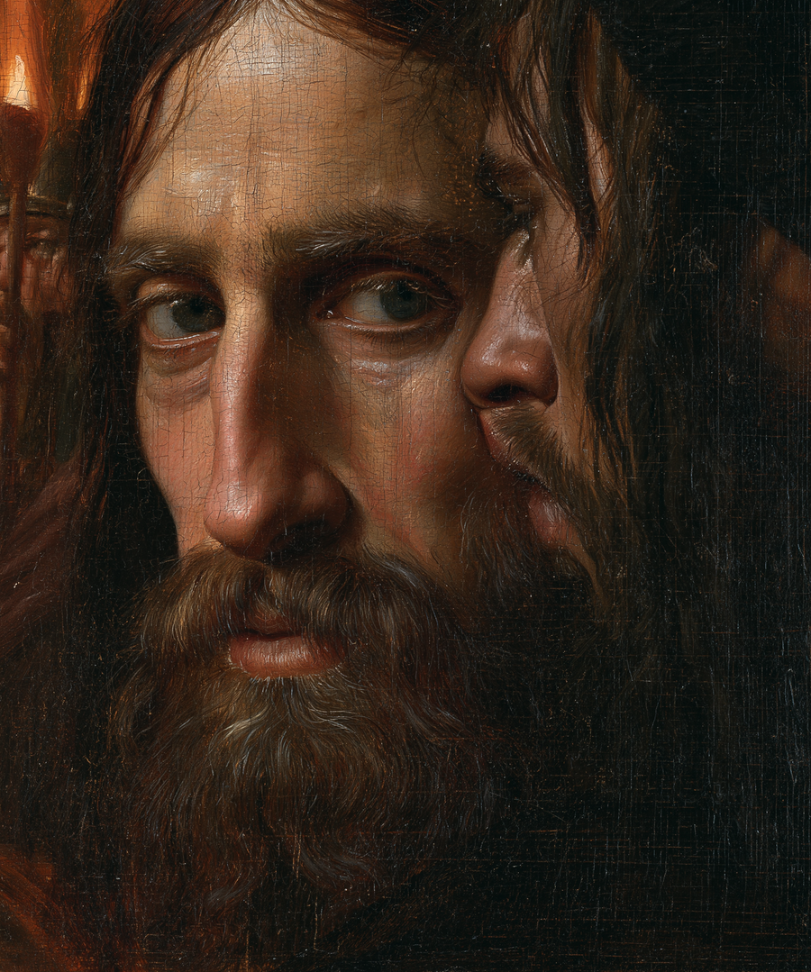 The Betrayal of Judas - Psychological close-up view · Portrait n° 2
