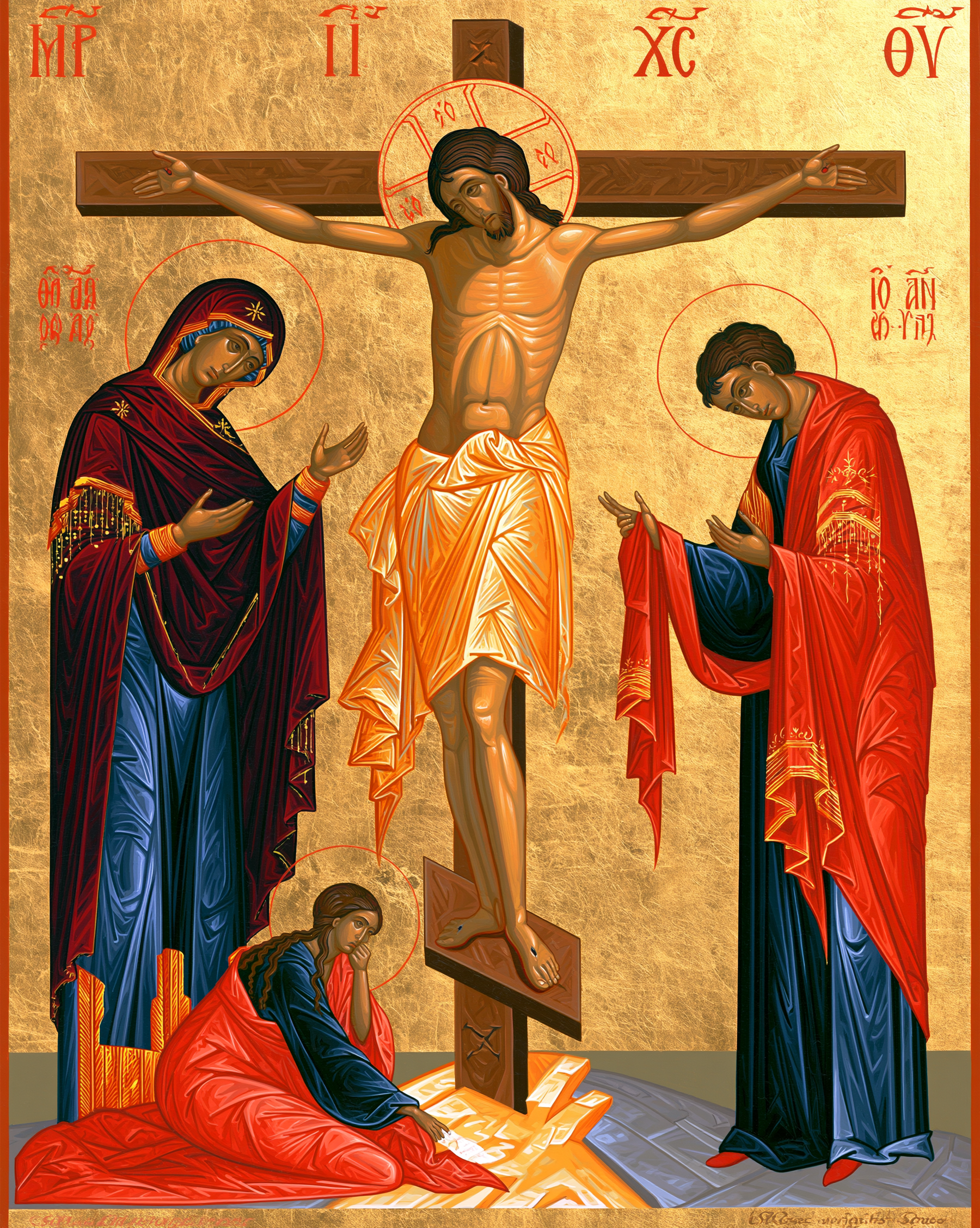 The Crucifixion - Contemporary Byzantine · Portrait n° 12