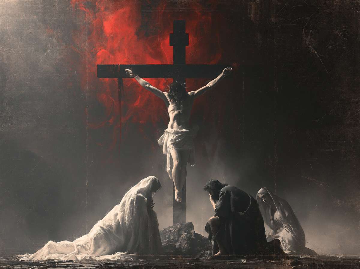 The Crucifixion - Red of sacrifice · Landscape n° 7