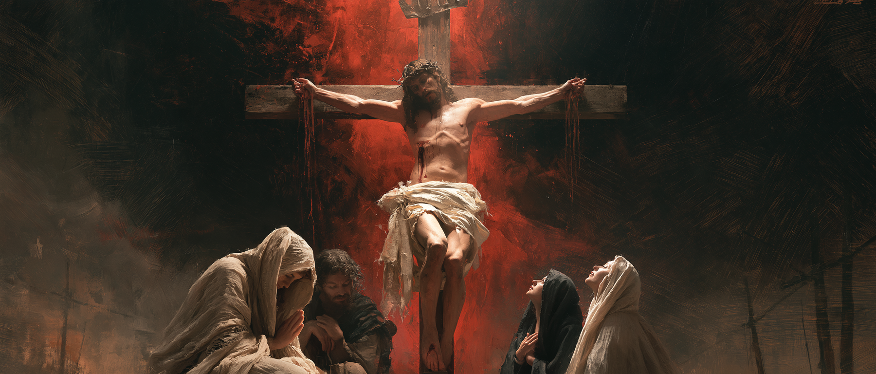 The Crucifixion - Red of sacrifice · Landscape n° 16