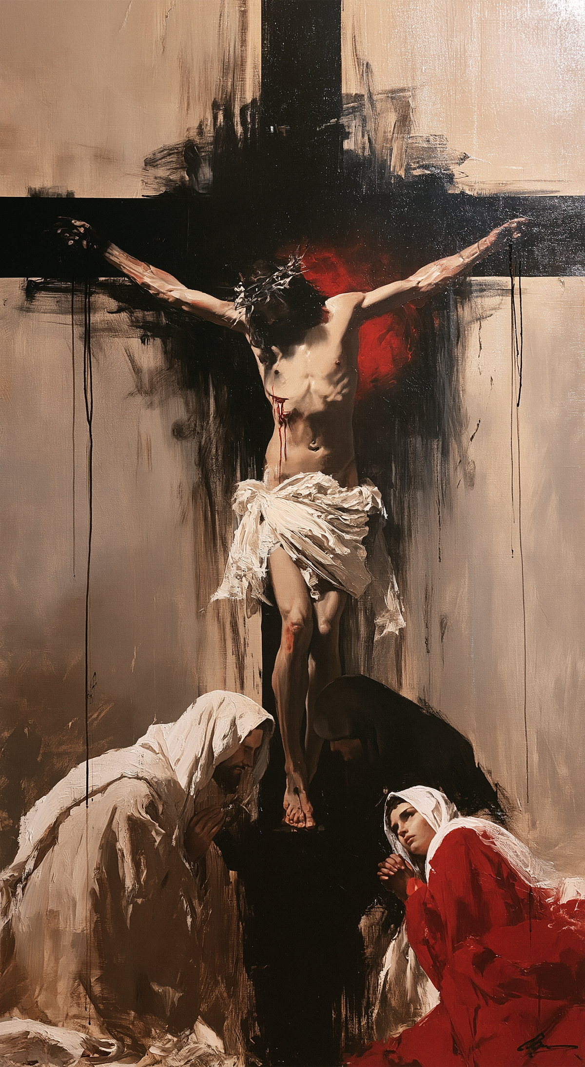 The Crucifixion - Red of sacrifice · Portrait n° 6