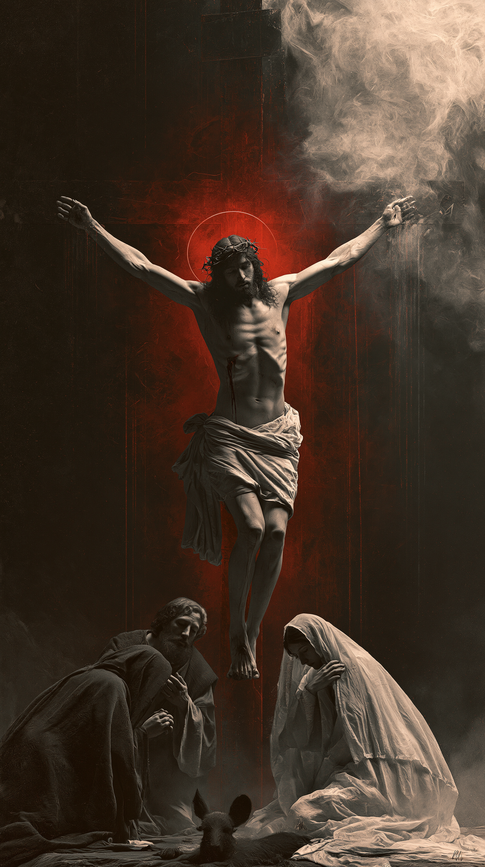 The Crucifixion - Red of sacrifice · Portrait n° 9