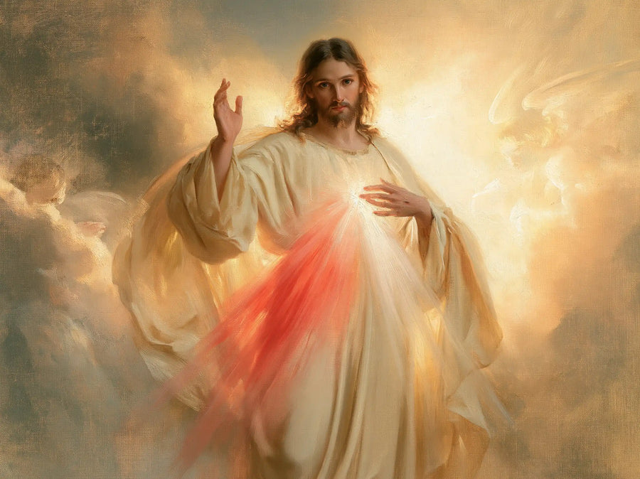 Divine Mercy Jesus - Glory of the Merciful Christ · Landscape n° 1