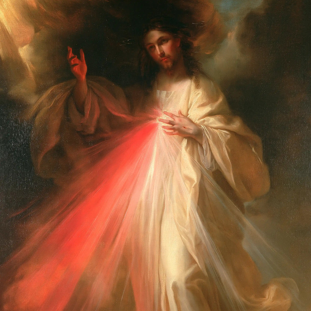 Divine Mercy Jesus — Tenderness at the Heart of the Storm