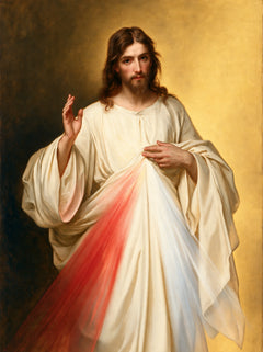 Divine Mercy Jesus – Radiance on Gold