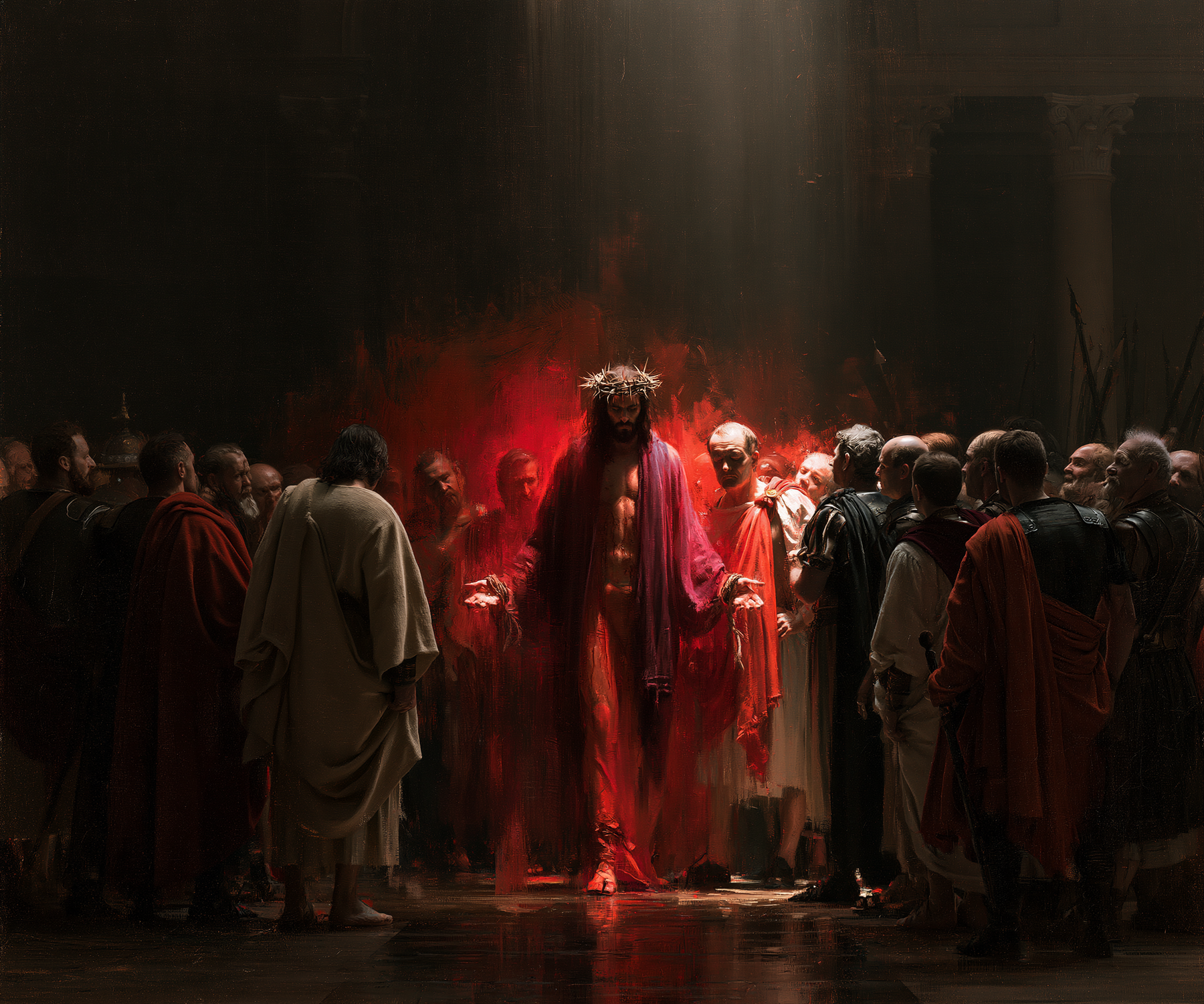 Ecce Homo - Red of sacrifice · Landscape n° 2