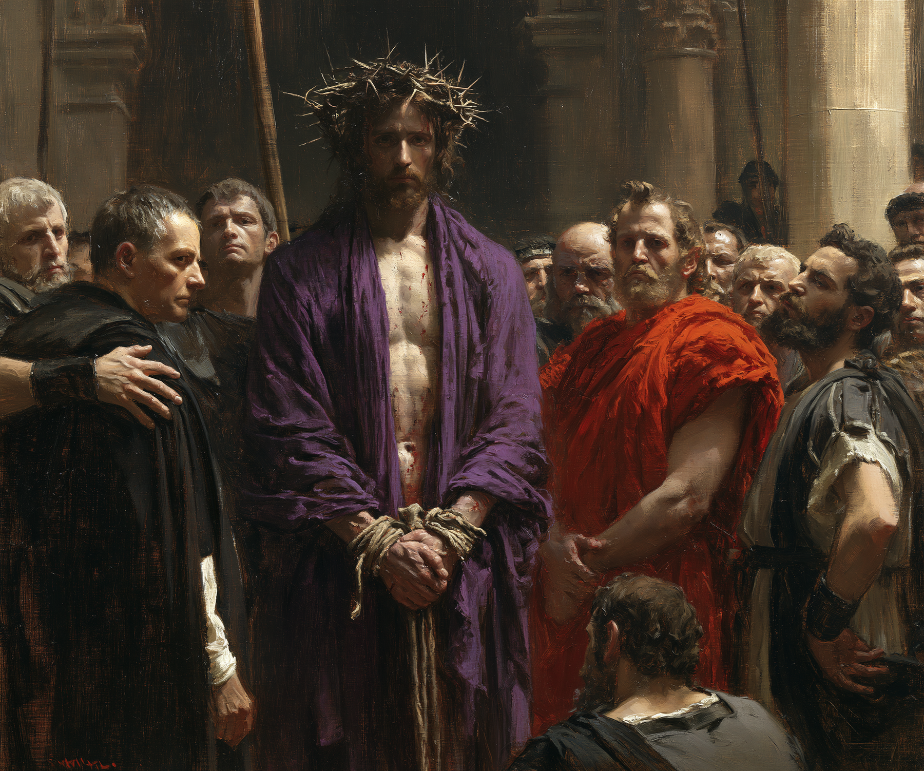 Ecce Homo - Red of sacrifice · Landscape n° 4