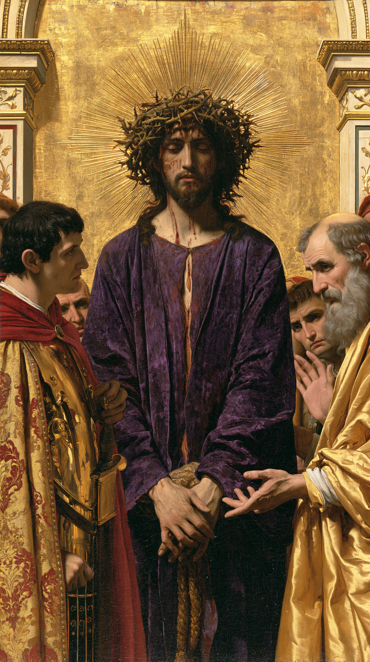 Ecce Homo - Священний золотий · Портрет n° 9 - Християнське мистецтво