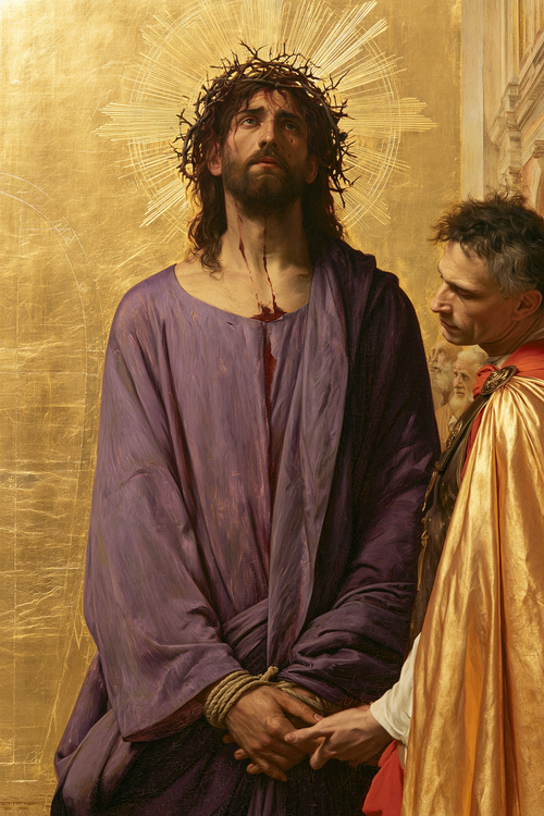 Ecce Homo - Священний золотий · Портрет n° 14 - Християнське мистецтво