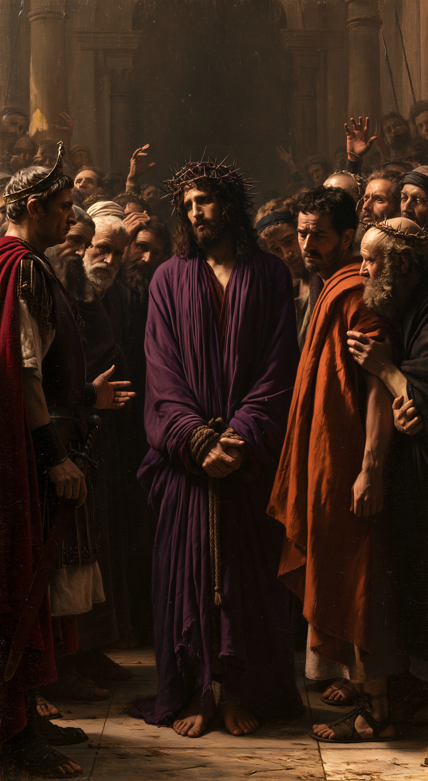Ecce Homo - Sacred silence · Portrait n° 6 — aperçu de la finition sélectionnée