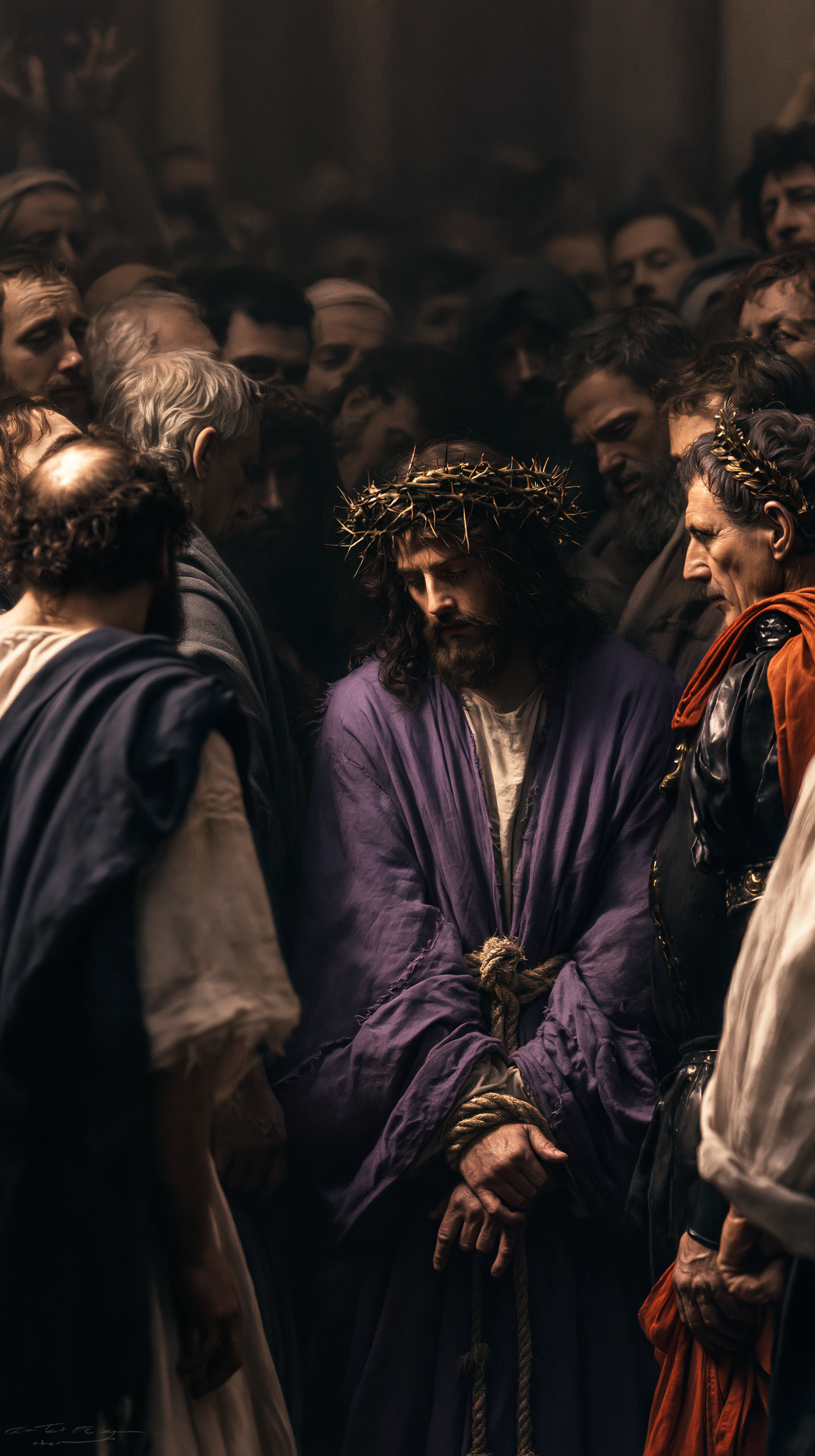 Ecce Homo - Sacred silence · Portrait n° 12 — aperçu de la finition sélectionnée