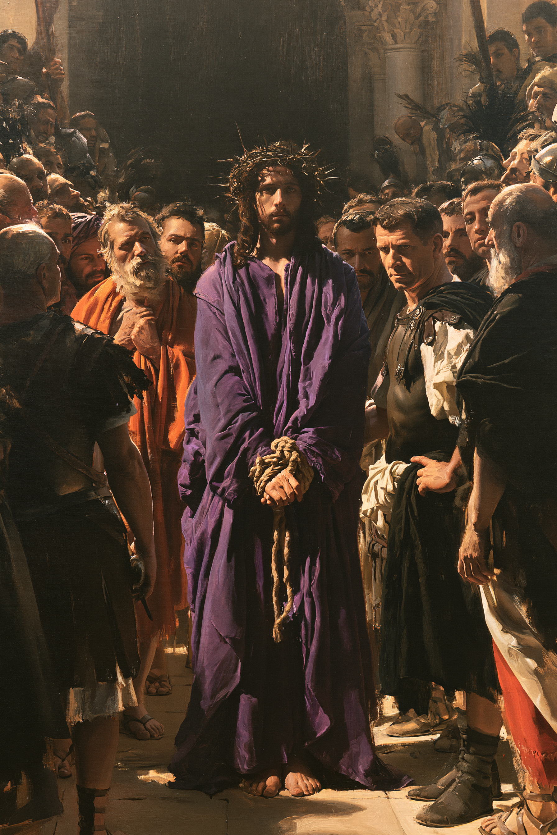 Ecce Homo - Sacred silence · Portrait n° 13 — aperçu de la finition sélectionnée