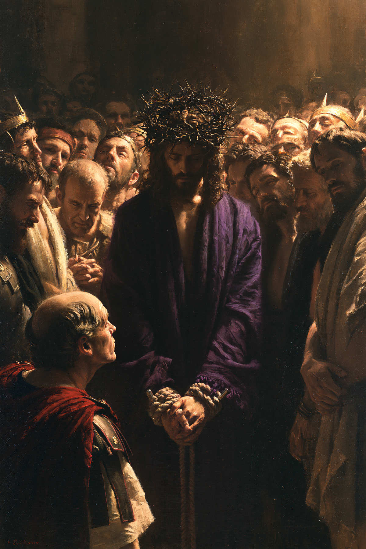 Ecce Homo - Sacred silence · Portrait n° 14 — aperçu de la finition sélectionnée