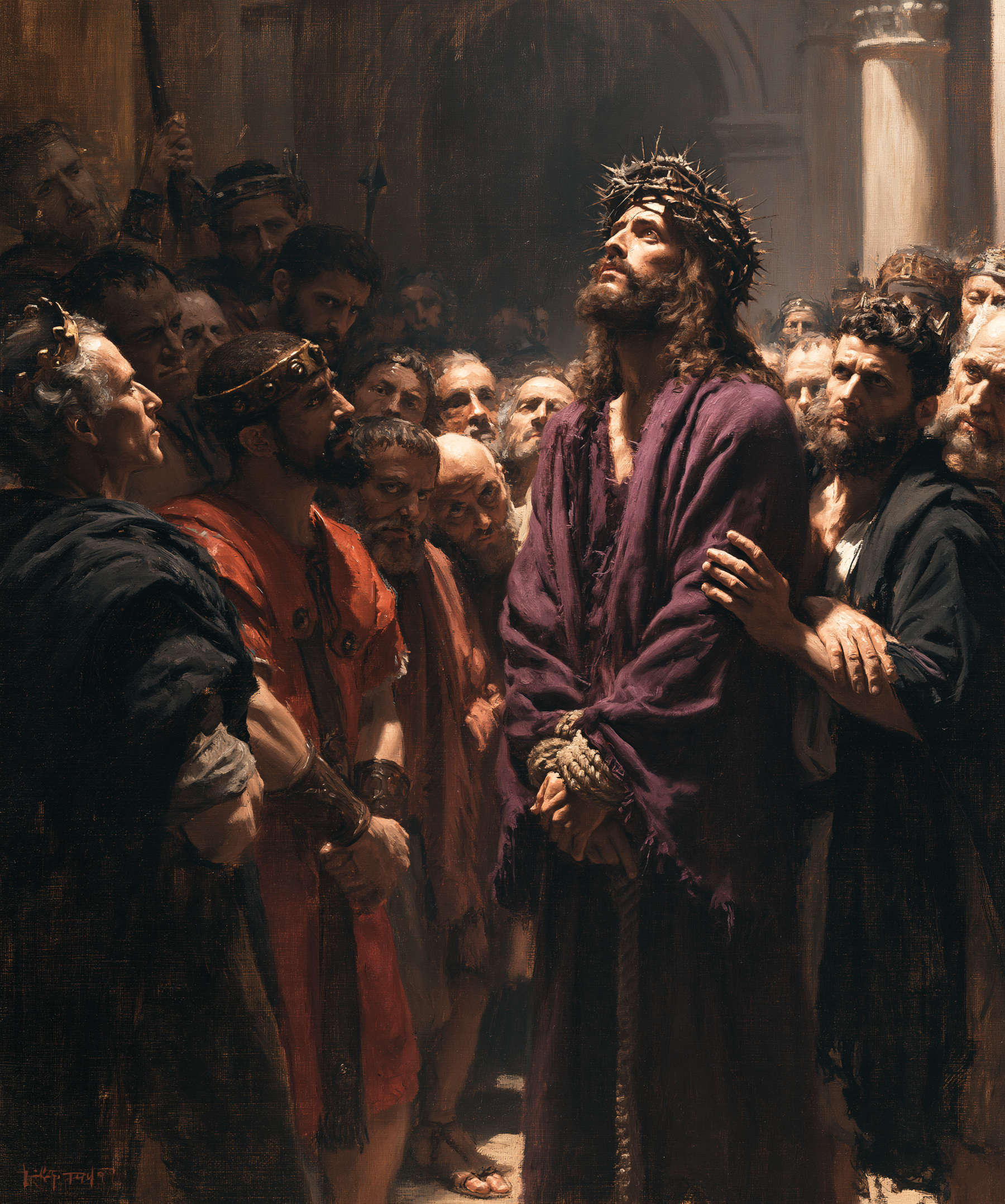 Ecce Homo - Sacred silence · Portrait n° 23 — aperçu de la finition sélectionnée