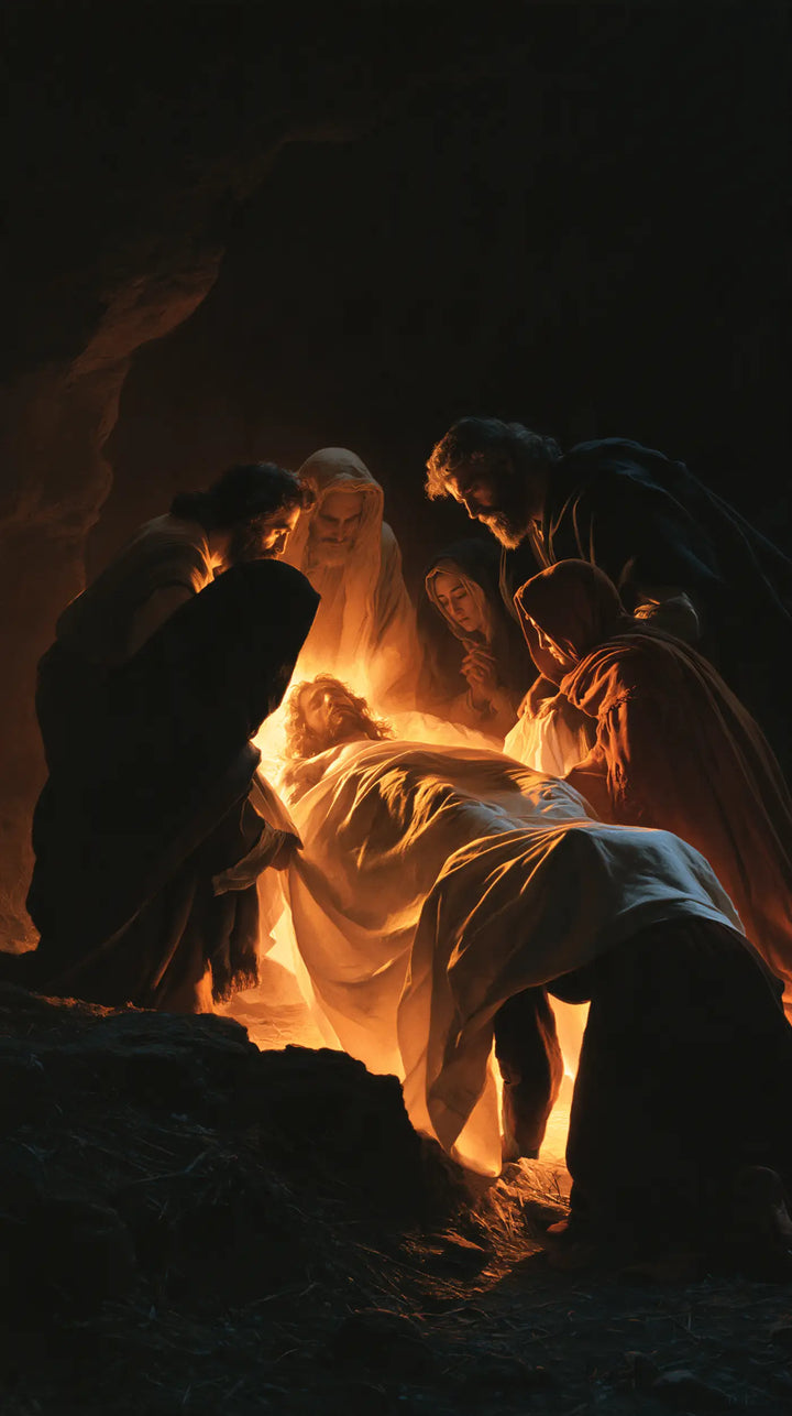 The Entombment of Jesus Christ — Shadows Beside the Flame