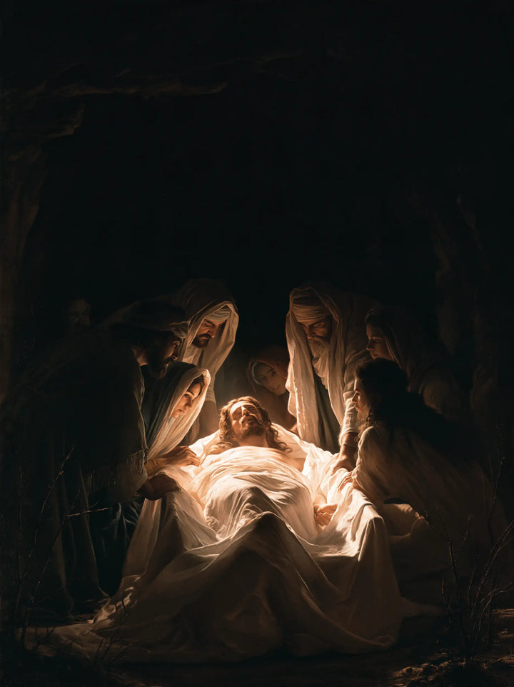 The Entombment of Jesus Christ — The Face in the Linen’s Clearing