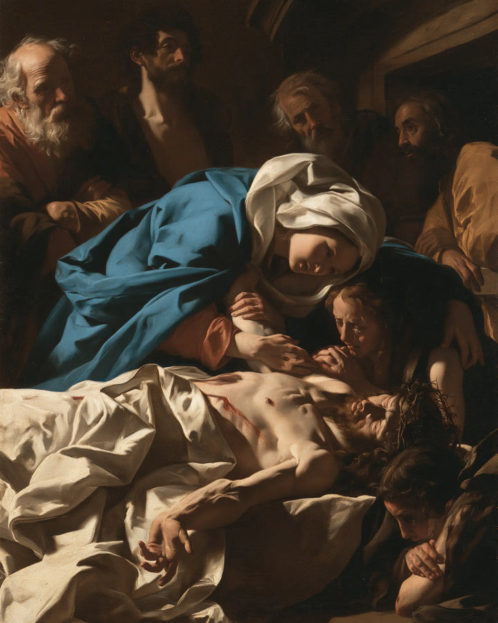 The Entombment of Jesus Christ — The Blue of the Final Caress