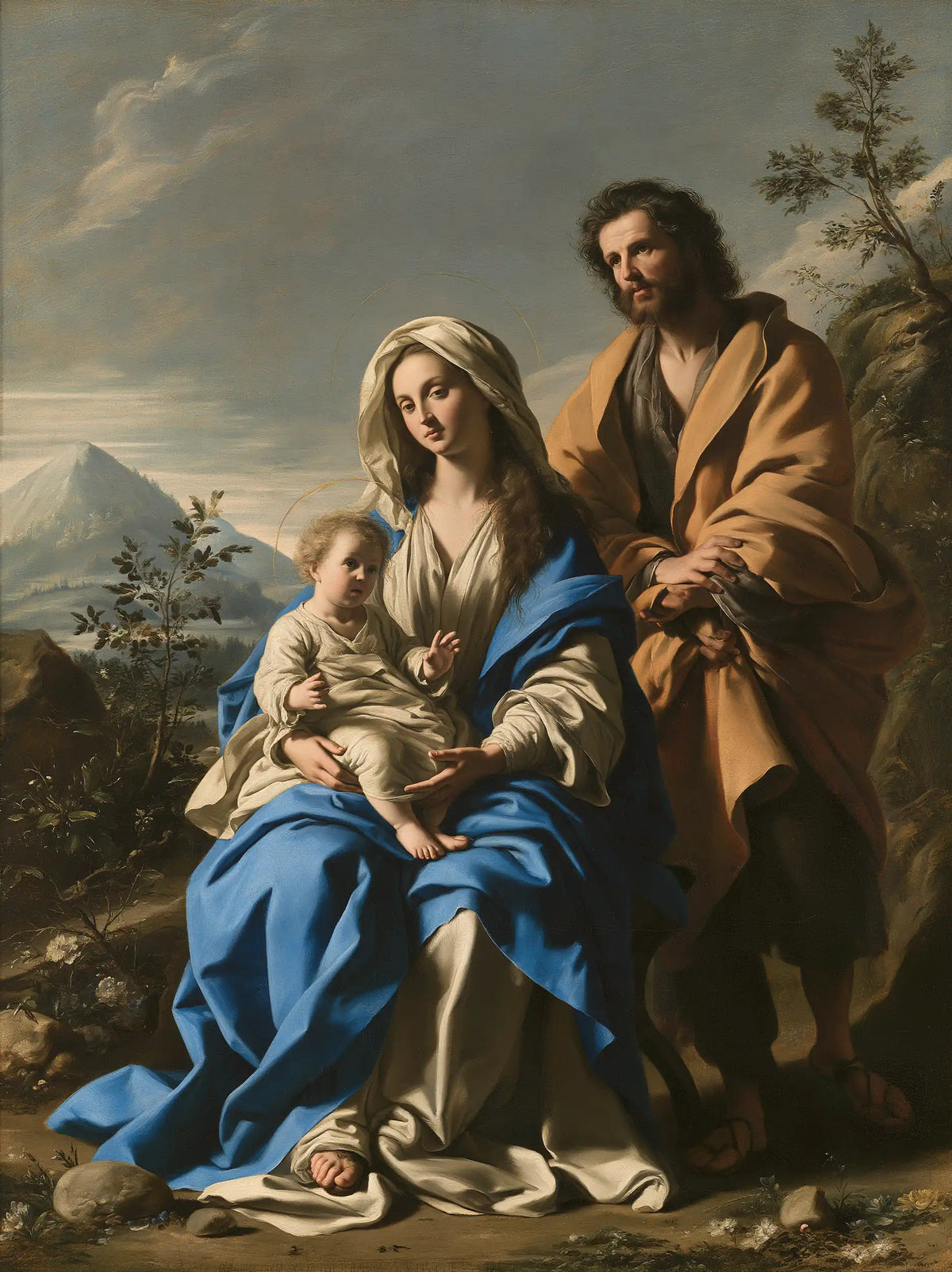 The Holy Family — Tenderness on the Mountain Slope