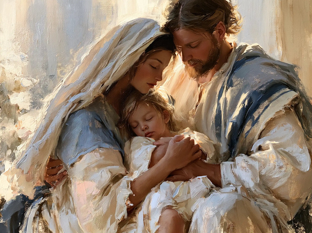 The Holy Family — The Embrace of a Peaceful Day