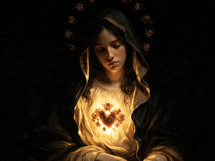 The Immaculate Heart of Mary — The Little Blaze in the Ivory Tunic
