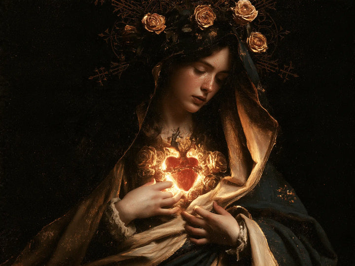 The Immaculate Heart of Mary — High Roses and the Inner Flame
