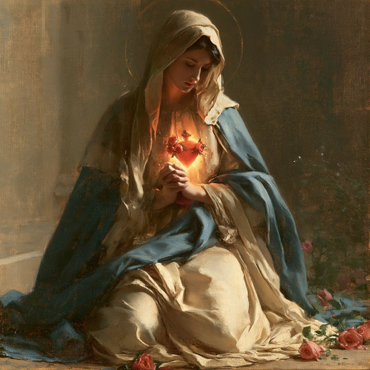 The Immaculate Heart of Mary — The Heart at Rest Beside the Golden Wall