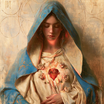 Immaculate Heart of Mary - Sacred Maternal Tenderness · Square n° 7