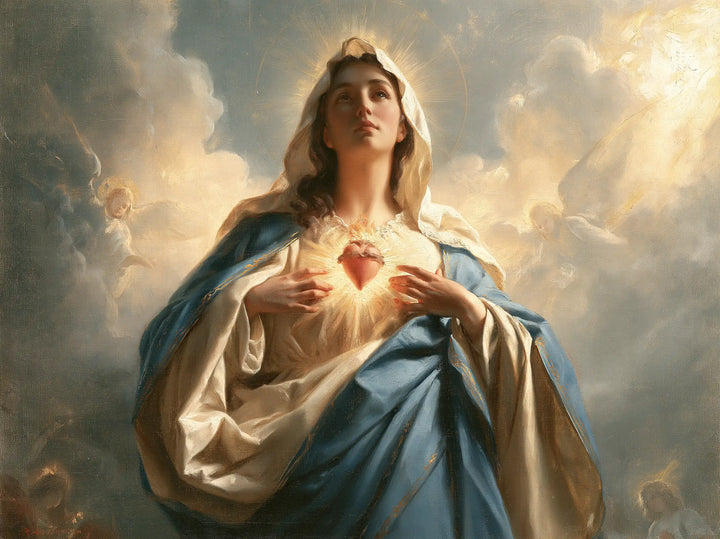 The Immaculate Heart of Mary — Hands Beside the Inner Sun