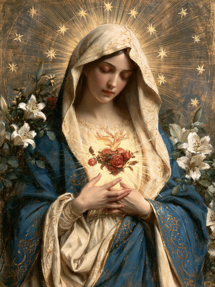 The Immaculate Heart of Mary — Silence in the Halo’s Garden