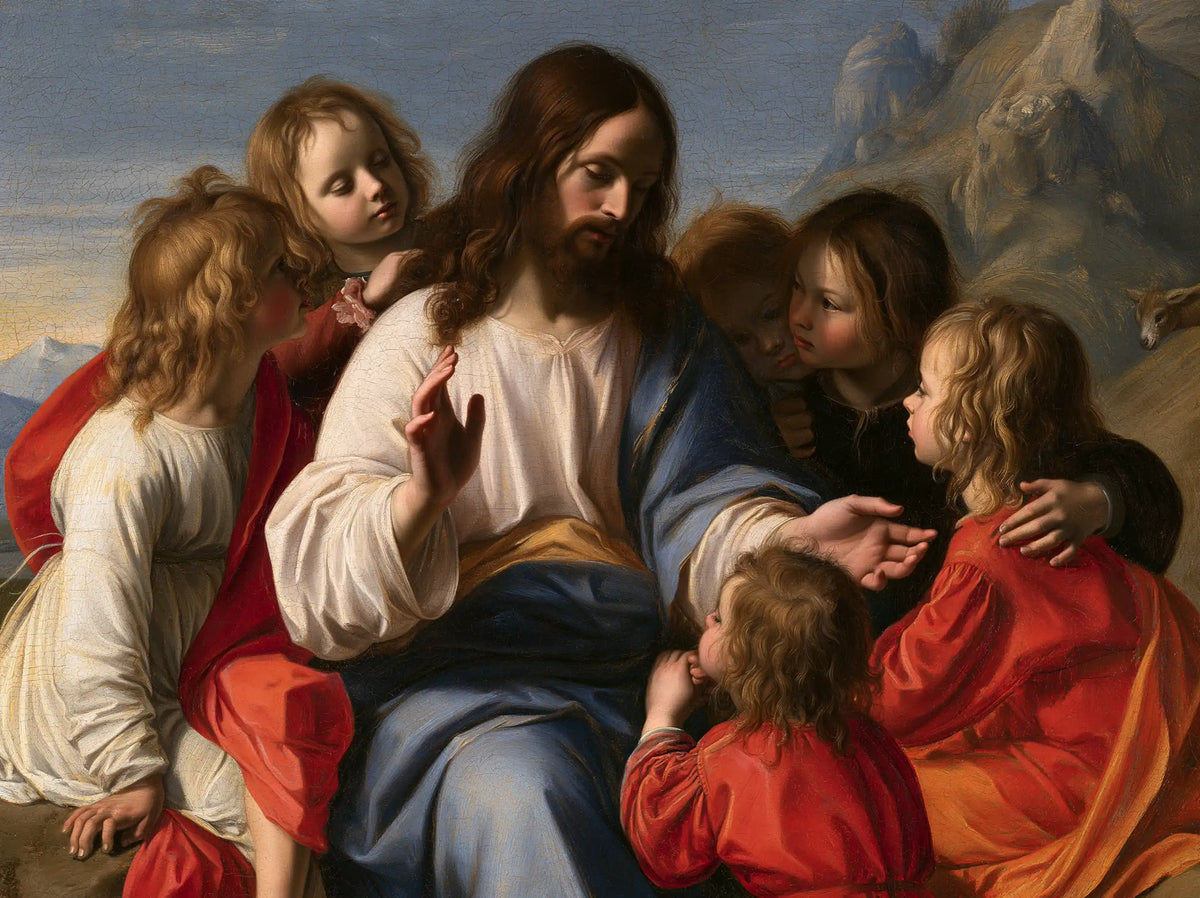 Jesus and the Children - Florentine Renaissance · Landscape n° 7