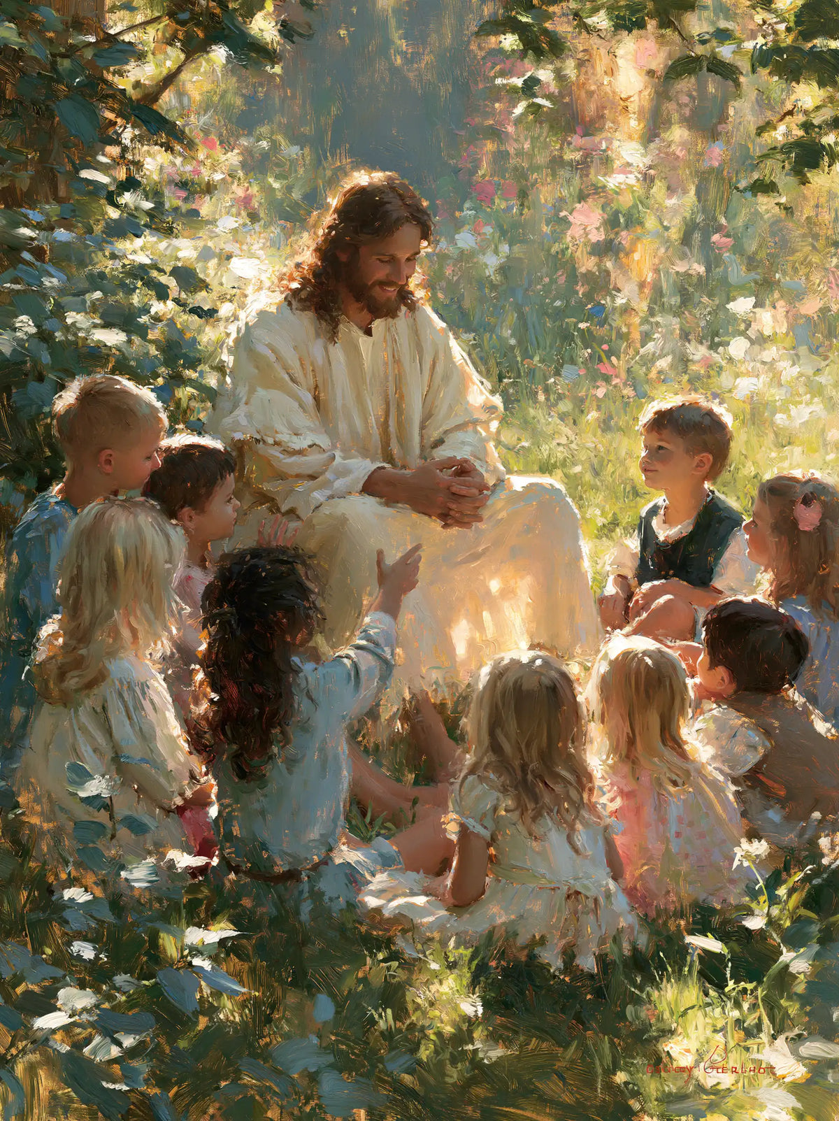 Jesus and the Children — Listening beneath the Crown of Leaves