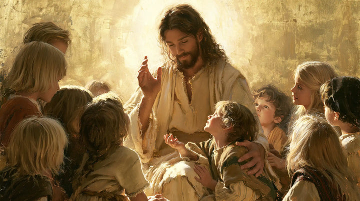 Jesus and the Children — The Little Striped Cloak