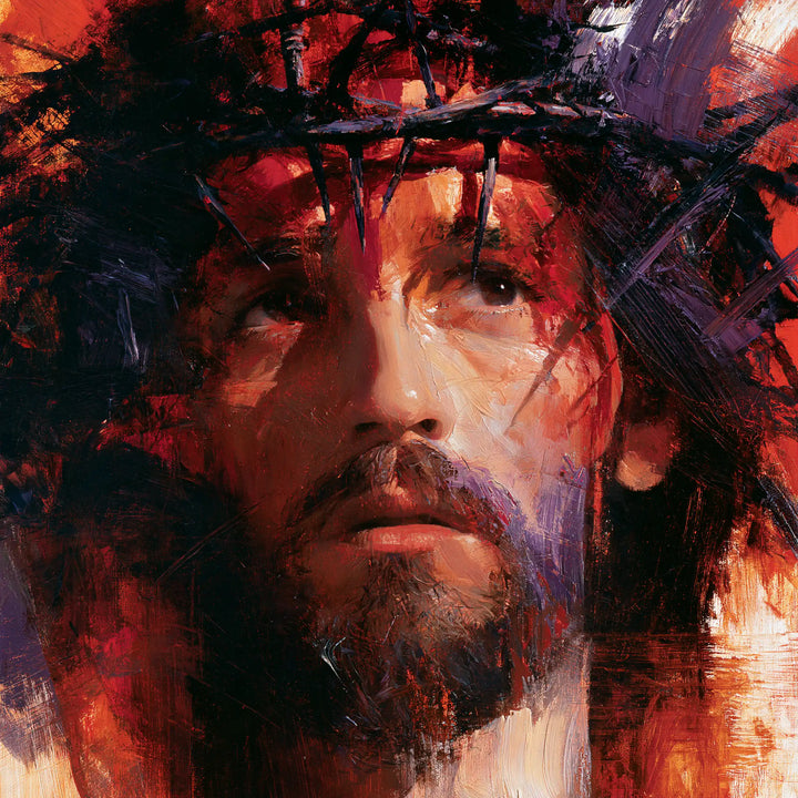 Jesus Crowned with Thorns — The Pale Cheek in Dark Pigment