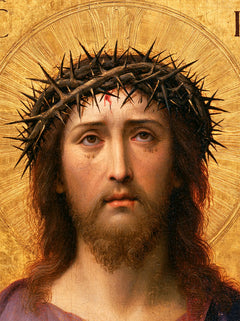 Jesus Crowned with Thorns — The Gaze beneath the Fan of Rays