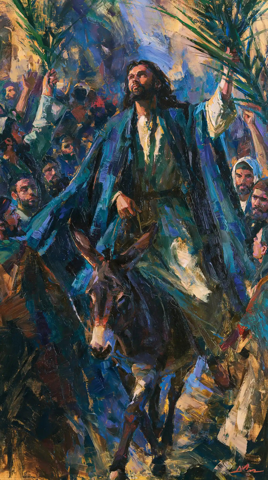 Jesus Enters Jerusalem – Expressionist · Portrait no. 7